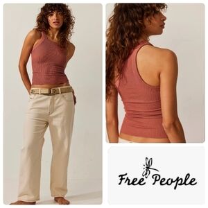 NWOT Free People Ribbed Seamless tank top